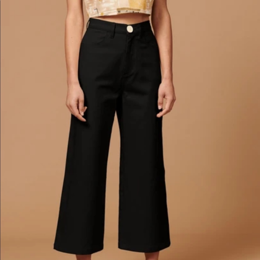 Whimsy + Row Flora Pant in Black